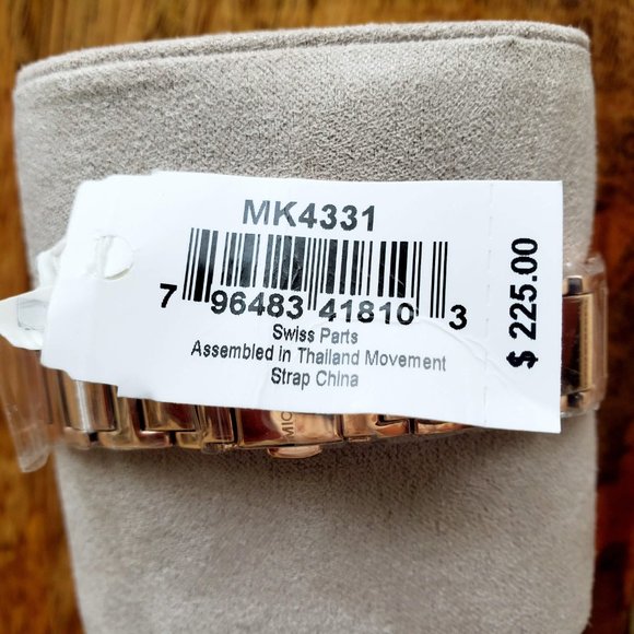 Michael Kors Women's Portia Three-Hand Rose Gold-T - Picture 7 of 10